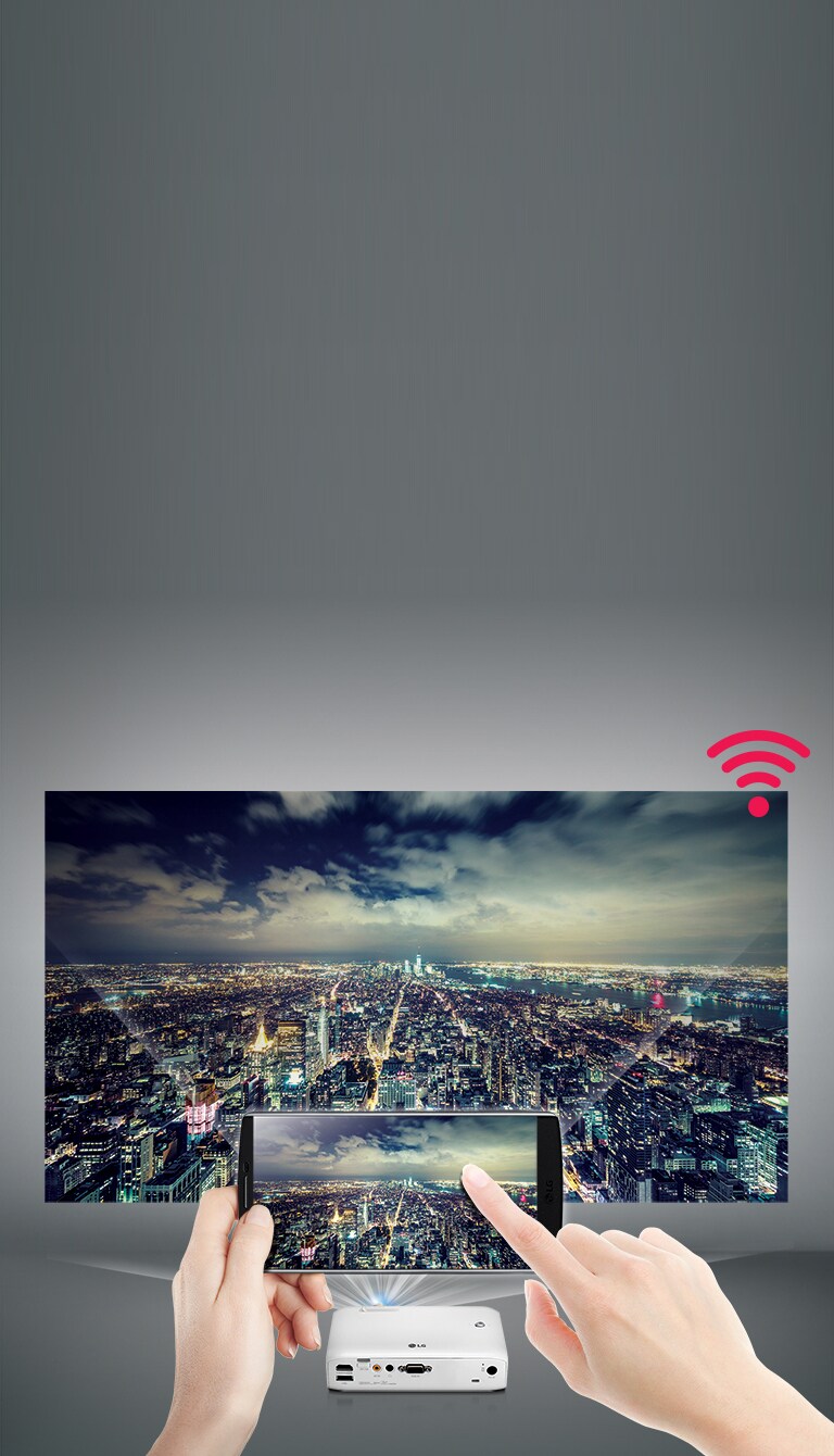 Go wireless. Phone to Projector1